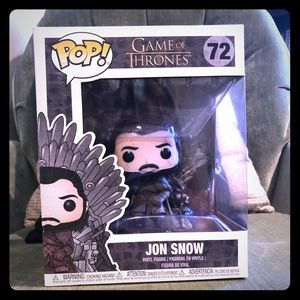 John Snow on Iron Throne Funko Pop Game Of Thrones